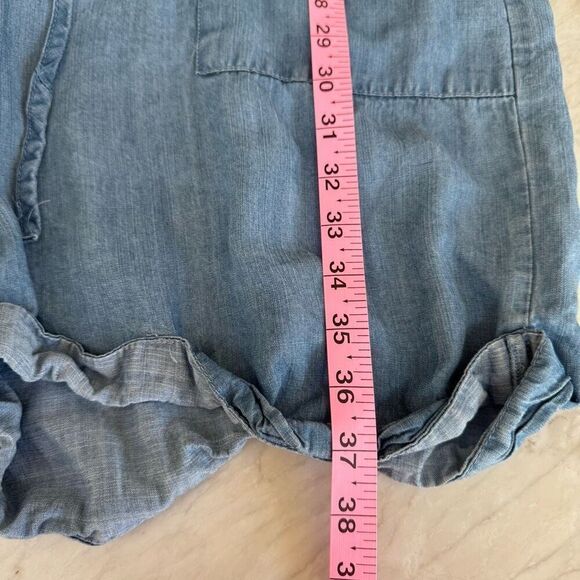 Thread & Supply Chambray romper medium Wash Casual Womens 1X - Picture 6 of 7